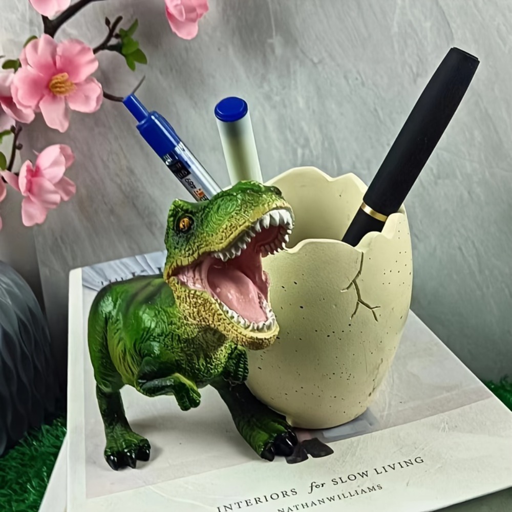 Women'S Accessories Gift Ideas - Dinosaur Pen Holder for Desk Pencil