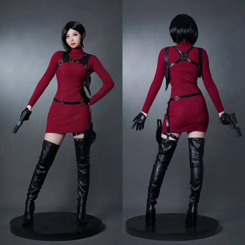 Women'S Red Accessories - Red Ada Wong costume game COSPLAY