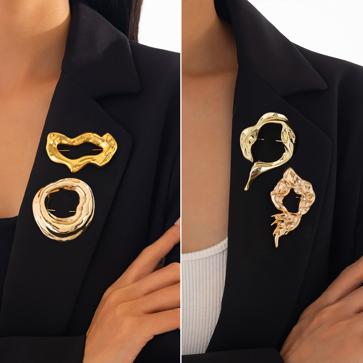 Women Accessories Jewelry - New Fashion Irregular Brooches for Women