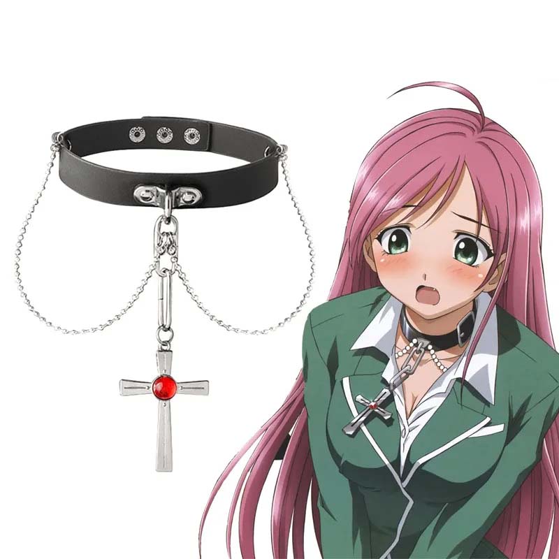 Women'S Vampire Accessories - Anime Rosario And Vampire Red Crystal