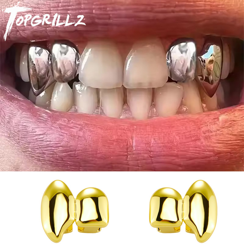 Women'S Vampire Accessories - TOPGRILLZ Vampire DIY Double Fangs Grillz