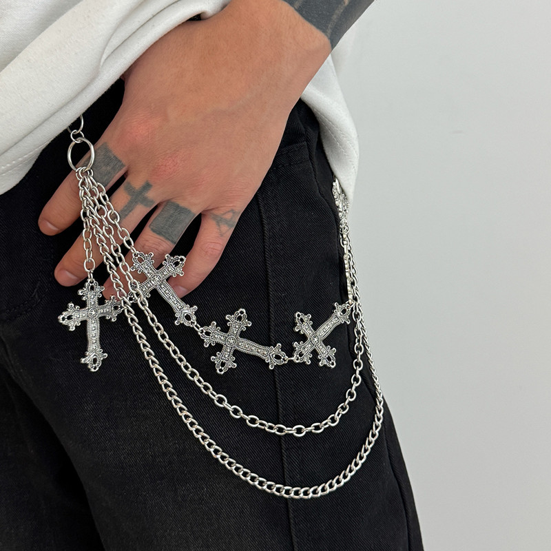 Women'S Jeans Accessories Chain - Fashion Punk Metal Pants Chain Hip