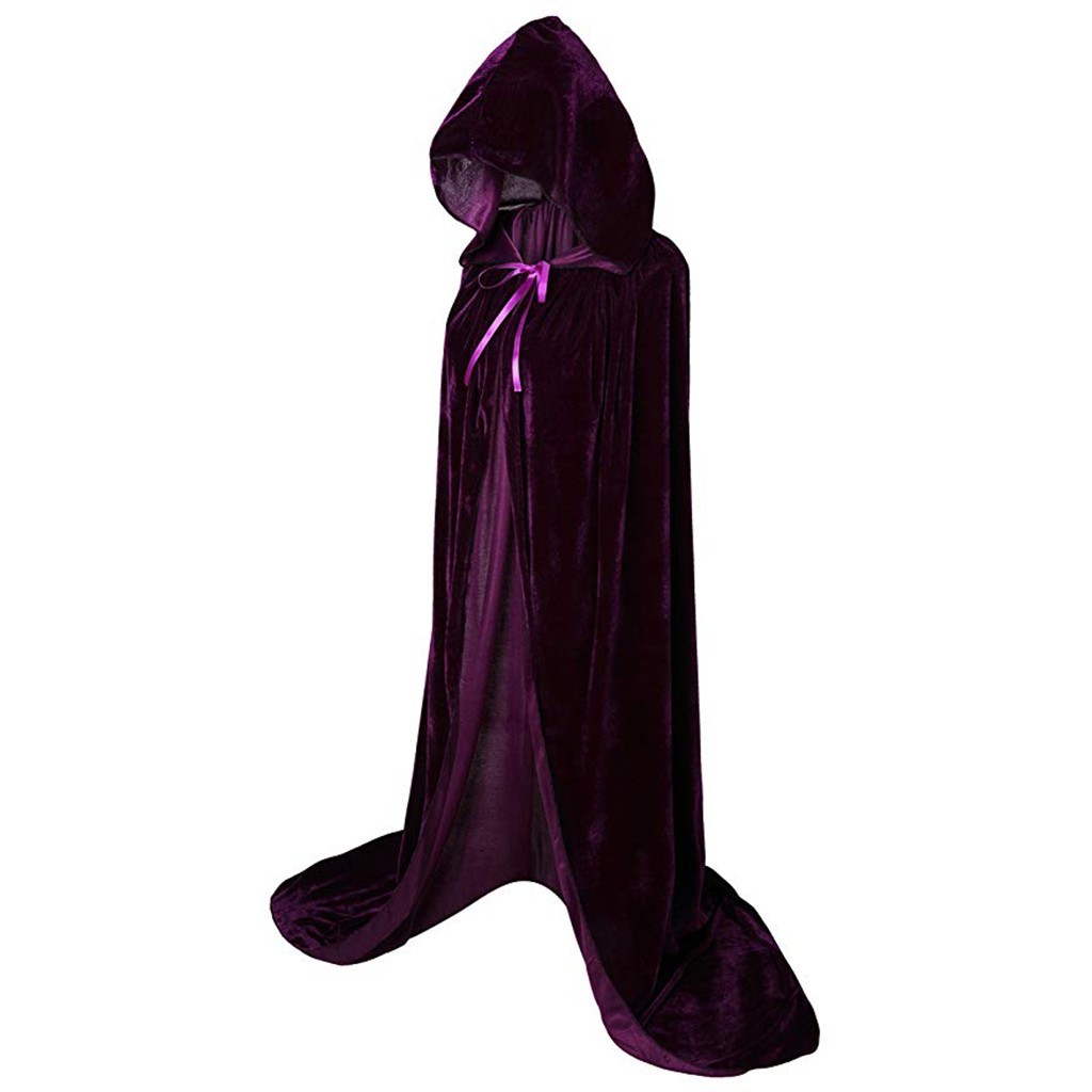 Women'S Vampire Accessories - Halloween Cloaks Gothic Hooded Cloak Adult