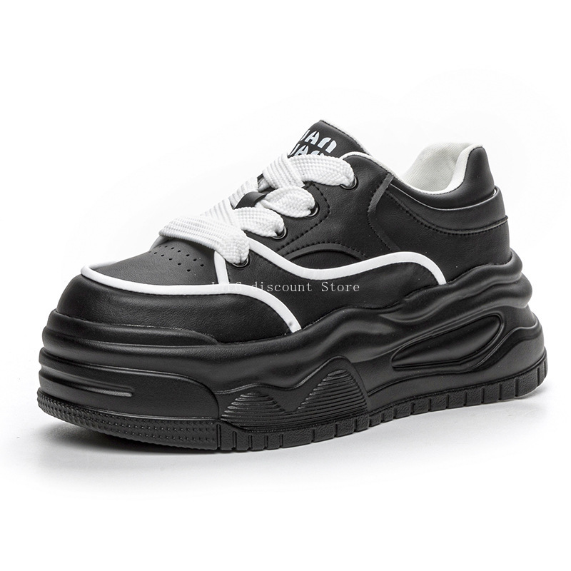 Women'S Accessories Trends 2025 - New Thick Soled Fashion White Shoes