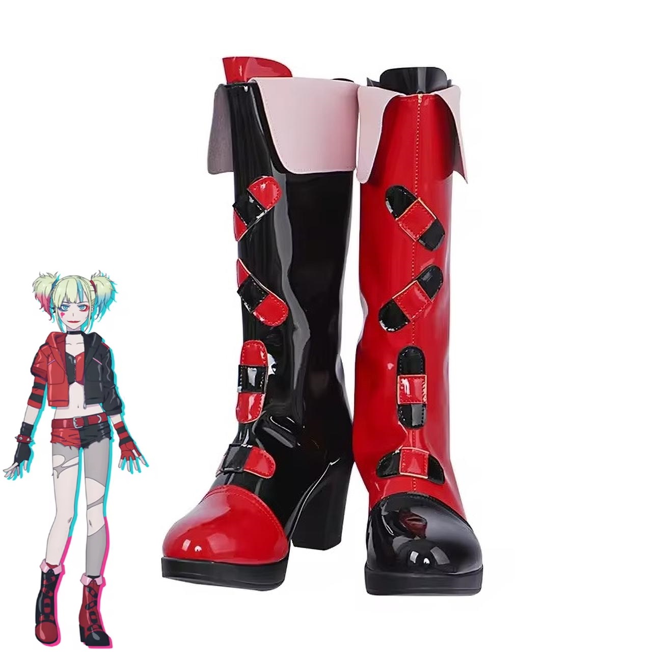 Women'S Harley Quinn Accessories - For Harley Quinn Cosplay Shoes Anime
