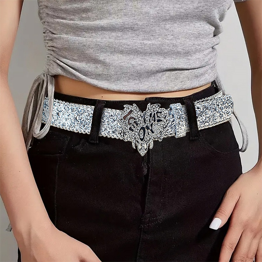Women's Fashion Versatile Rhin - Women'S Jeans Accessories Chain 评论和价格
