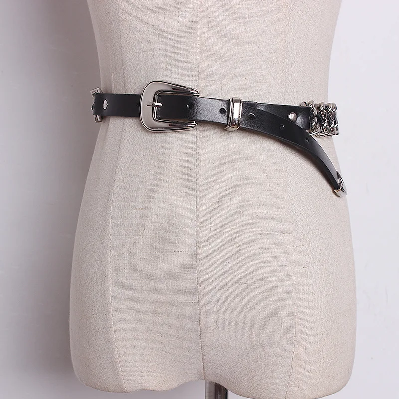 Women Hip Hop Metal Belt Fashi - Women'S Jeans Accessories Chain 评论和价格