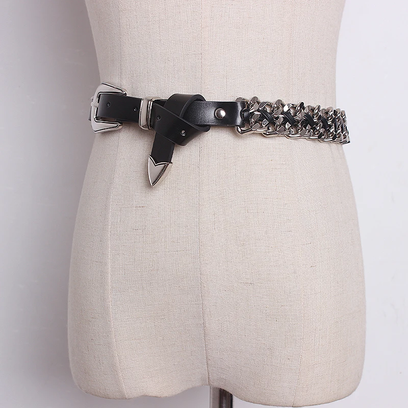 Women Hip Hop Metal Belt Fashi - Women'S Jeans Accessories Chain 评论和价格