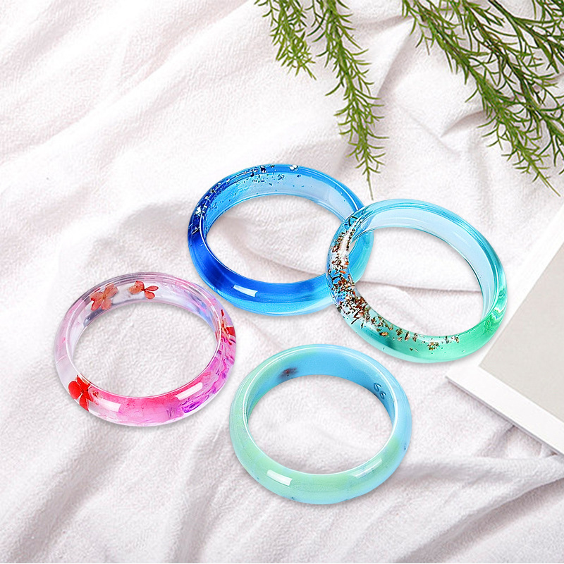 3pc Silicone Mold for Epoxy Re - Resin Bangle Bracelet 评论和价格