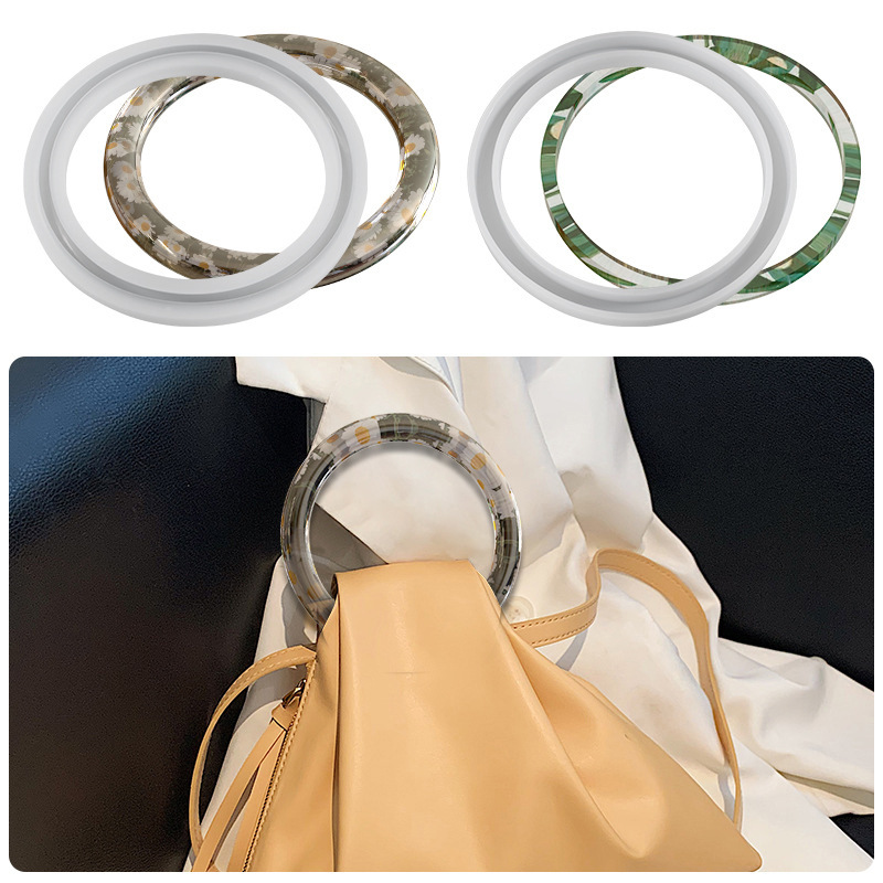 3pc Silicone Mold for Epoxy Re - Resin Bangle Bracelet 评论和价格