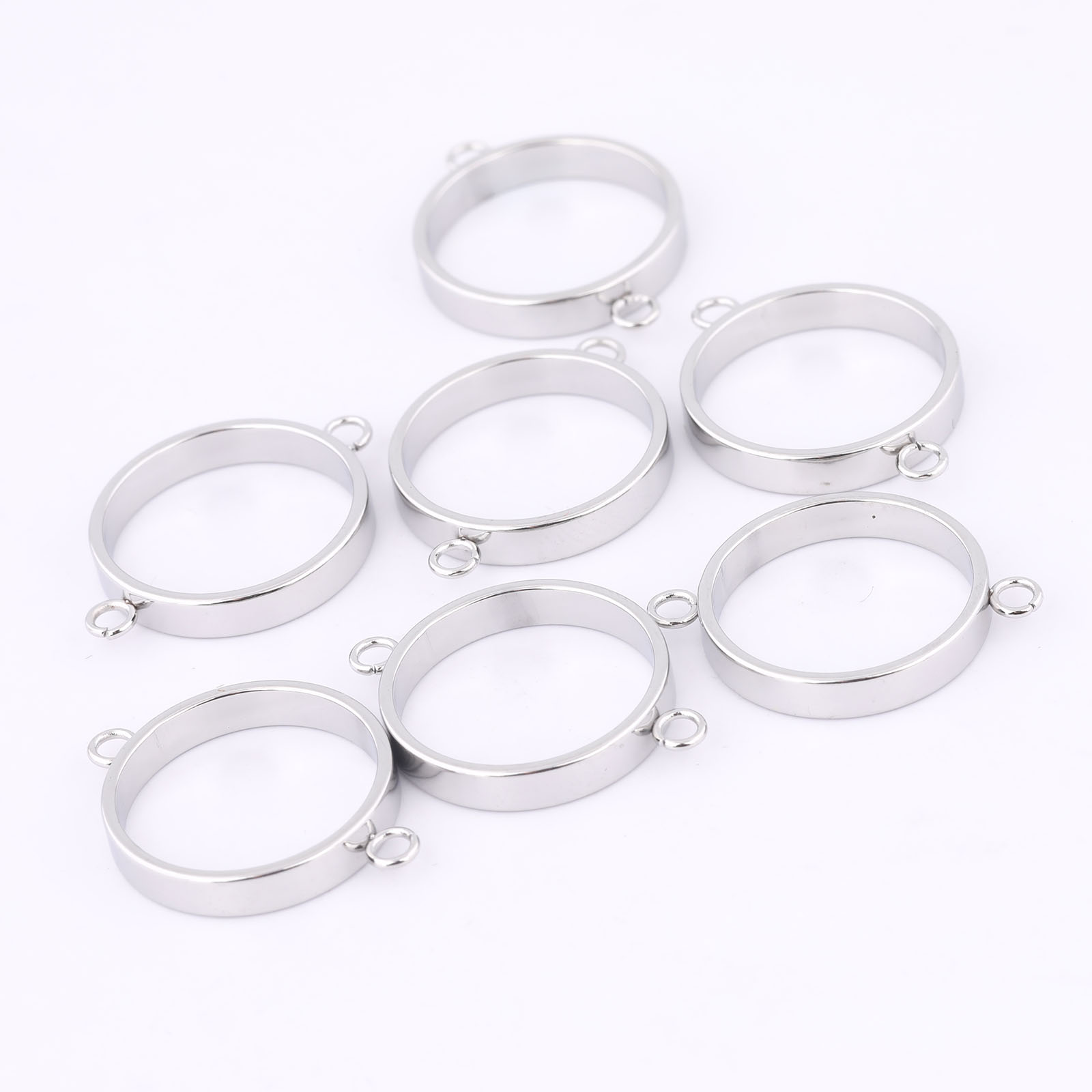 10pcs Stainless Steel 14mm Ope - Resin Bangle Bracelet 评论和价格