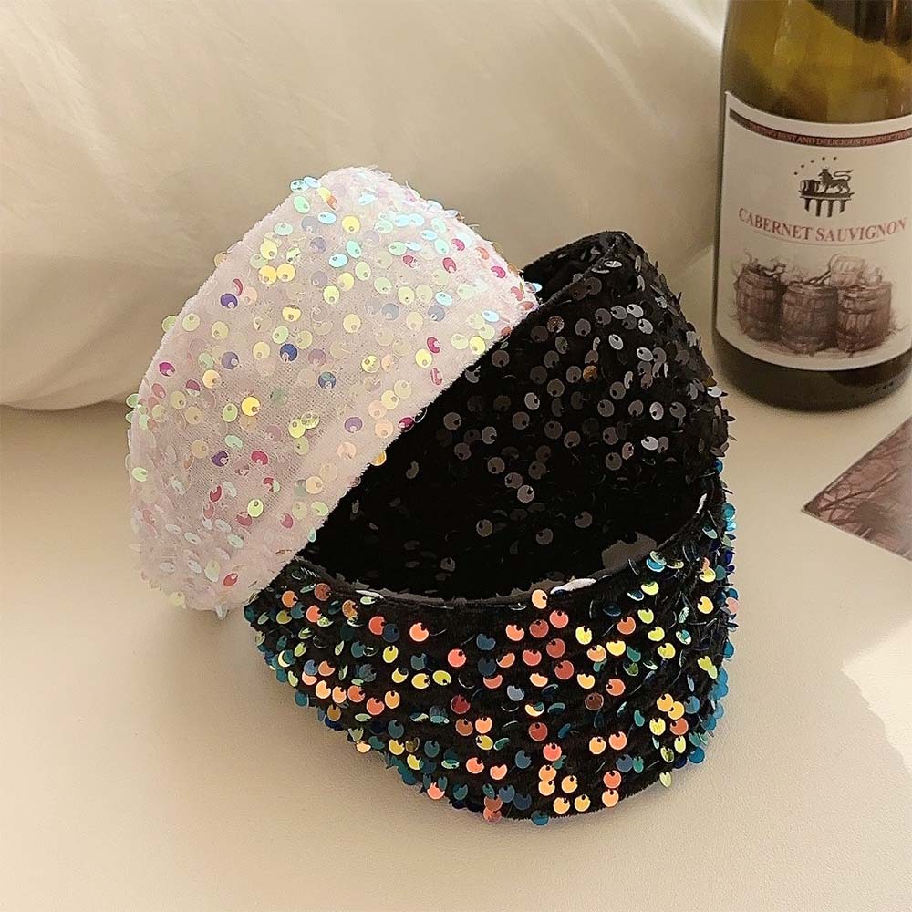 New Wide Glitter Headband For  - Women'S Accessories Gift Ideas 评论和价格