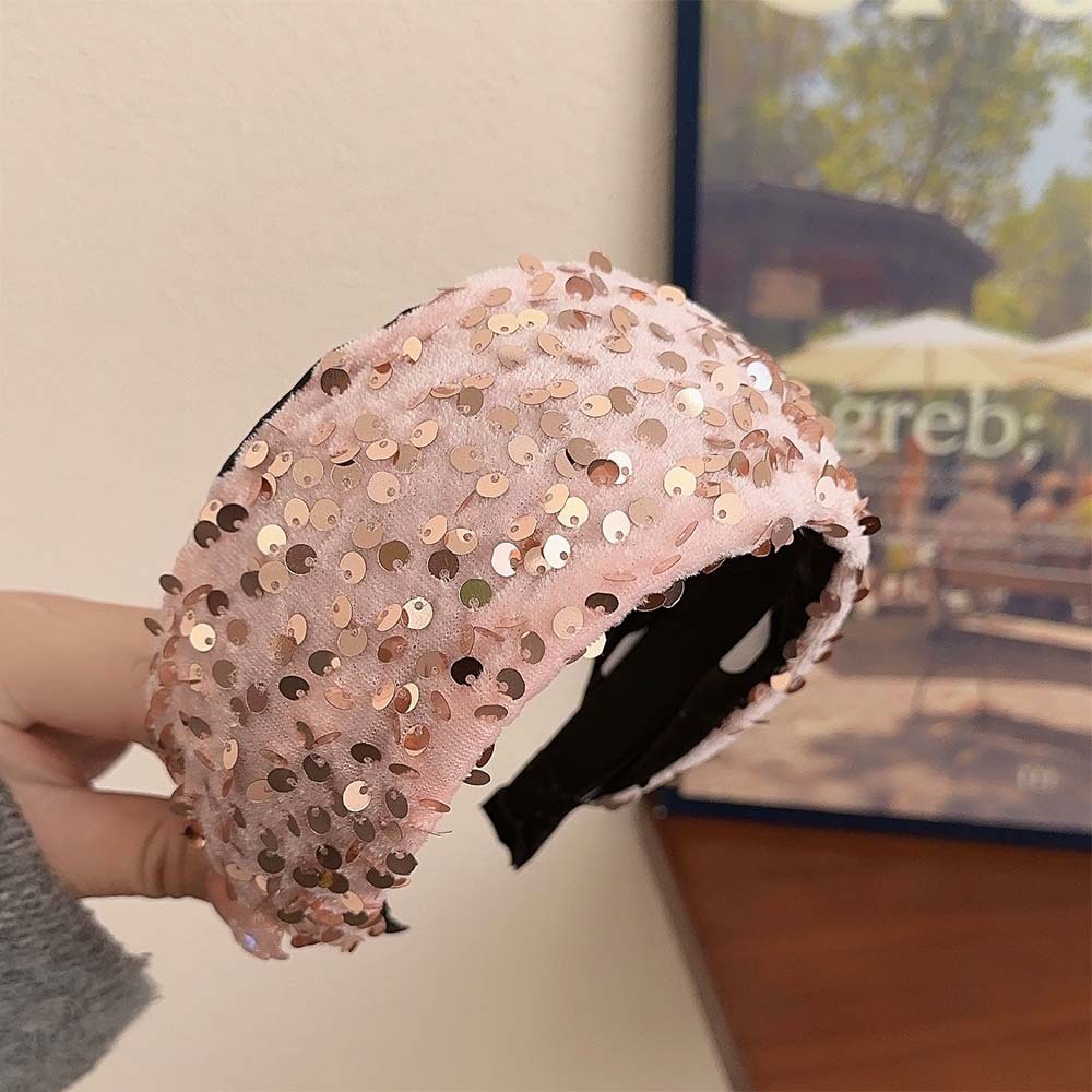 New Wide Glitter Headband For  - Women'S Accessories Gift Ideas 评论和价格