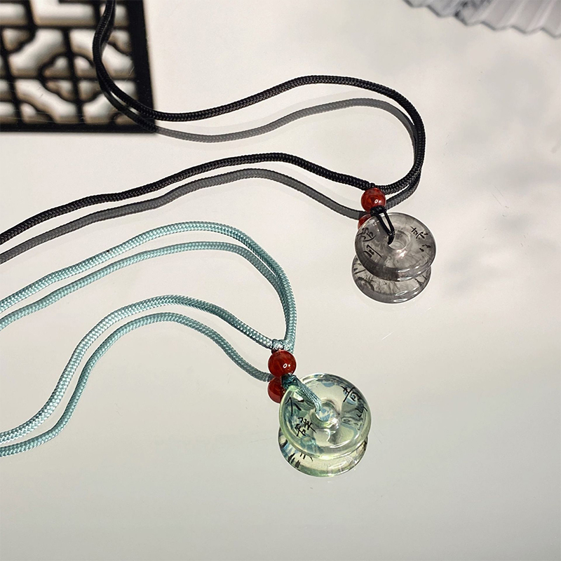 Chinese Style Geometric Circul - Resin Bangle Bracelet 评论和价格