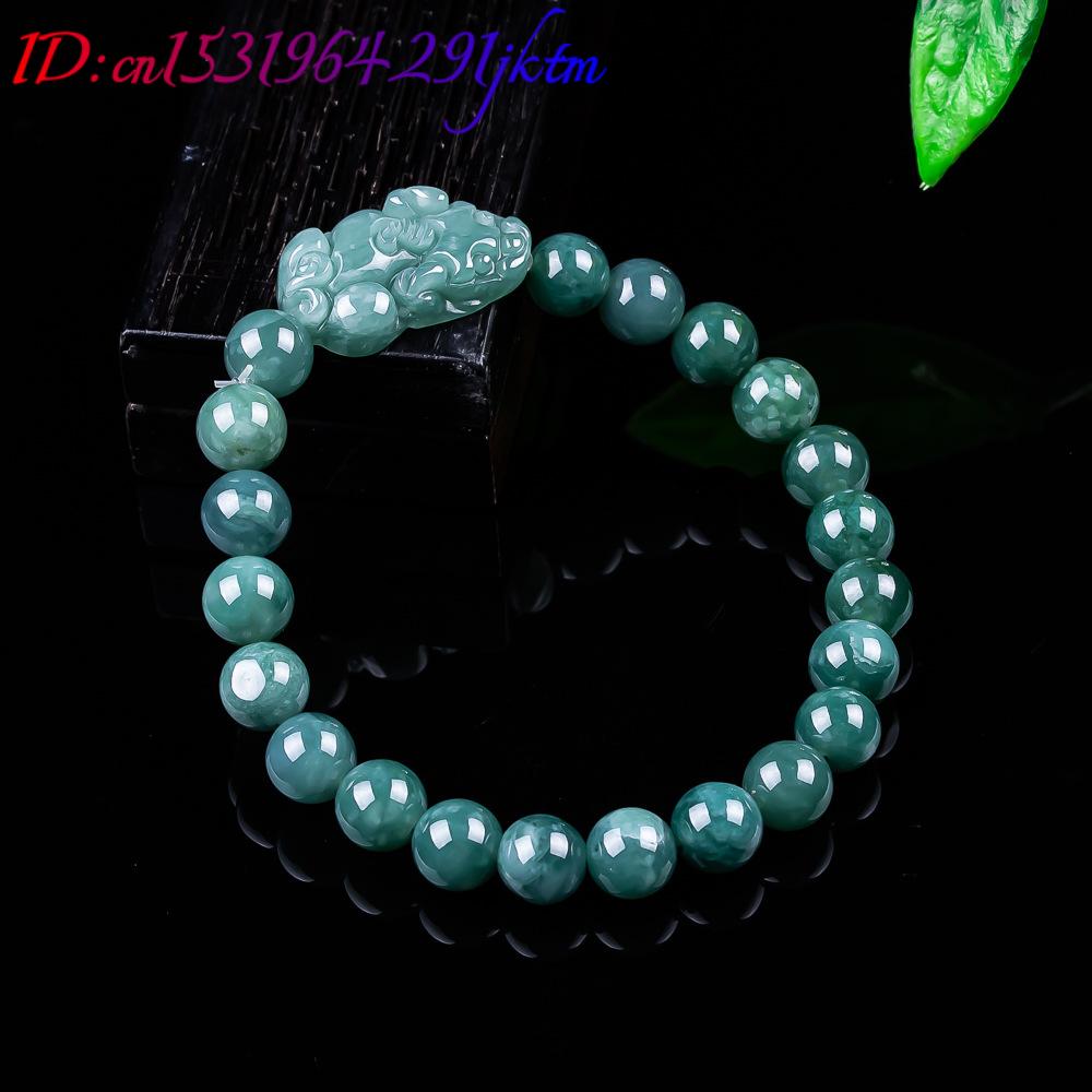 Natural Burmese Jadeite Pixiu  - Women Accessories Jewelry 评论和价格