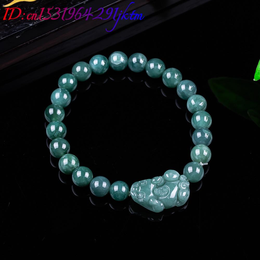 Natural Burmese Jadeite Pixiu  - Women Accessories Jewelry 评论和价格