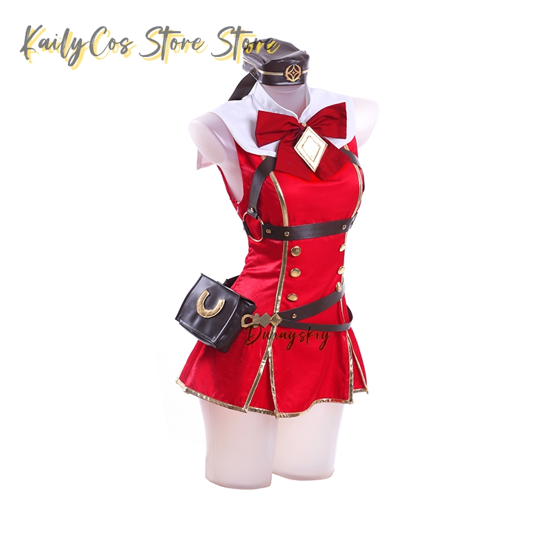 Gold Ship Cosplay Costume Wig  - Women'S Red Accessories 评论和价格