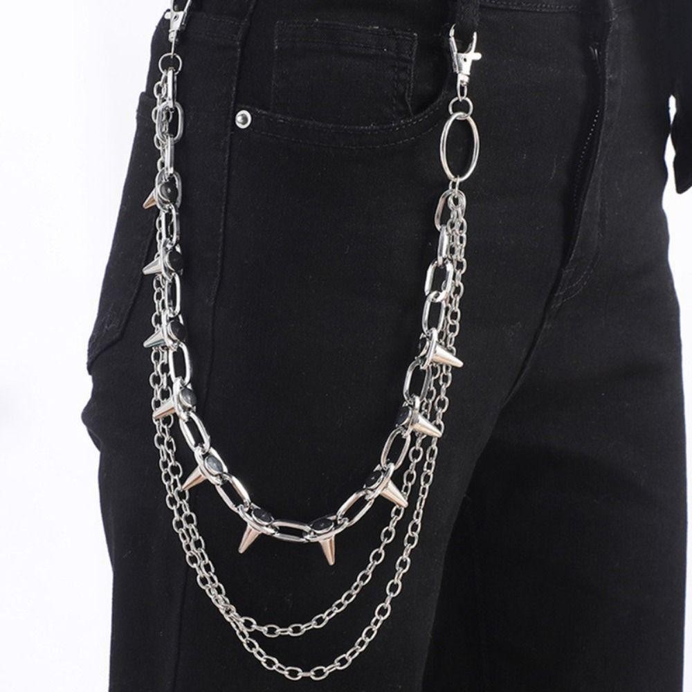 Unisex Hip Hop Punk Rock Metal - Wallet Chain Bag 评论和价格