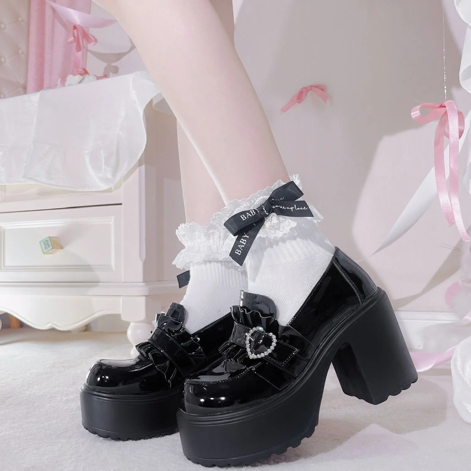 Thick Bottom Mary Jane Small L - Women'S Accessories Trends 2025 评论和价格