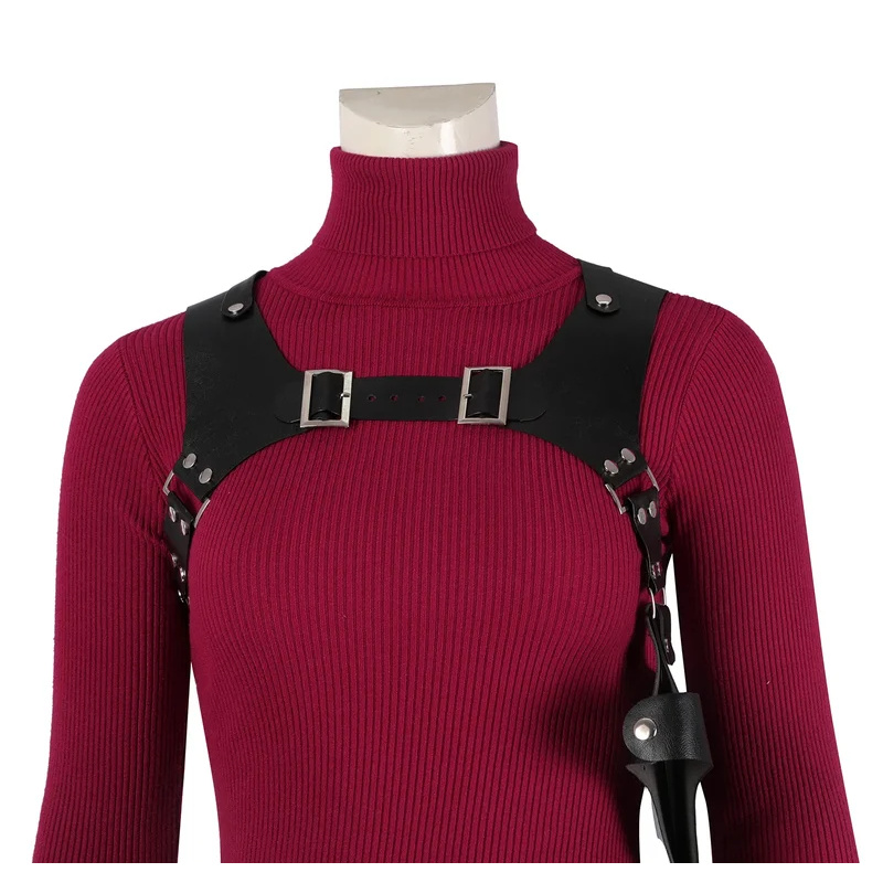Red Ada Wong costume game COSP - Women'S Red Accessories 评论和价格