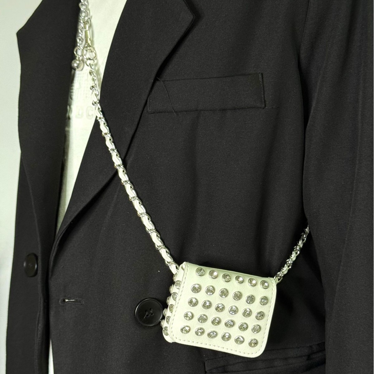 Fashion Rivet Mini Waistpack S - Women'S Jeans Accessories Chain 评论和价格