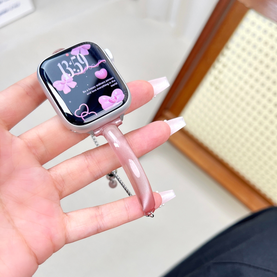 Cat's Eye Bangle Strap For App - Resin Bangle Bracelet 评论和价格