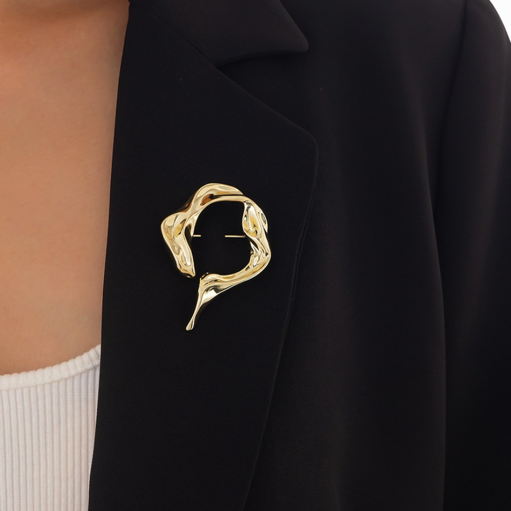 New Fashion Irregular Brooches - Women Accessories Jewelry 评论和价格