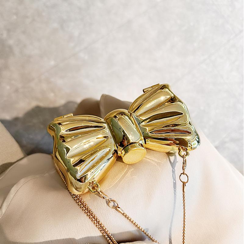 New Mini Evening Bag Metal Pur - Wallet Chain Bag 评论和价格