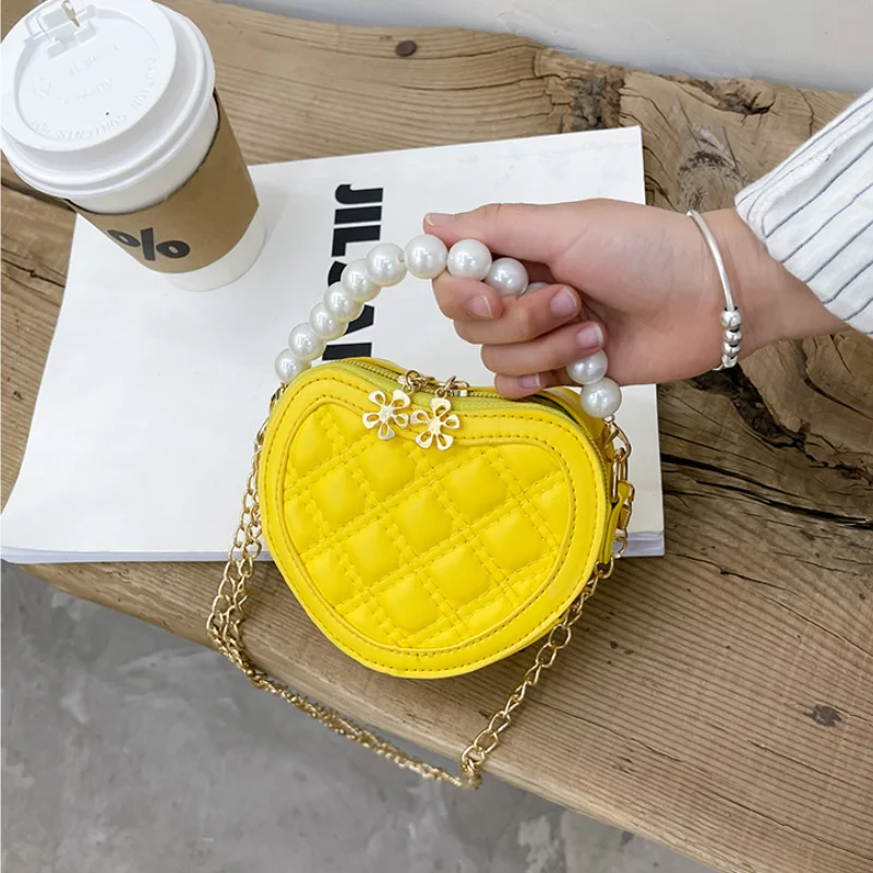 Cute Children's Heart-shaped C - Wallet Chain Bag 评论和价格
