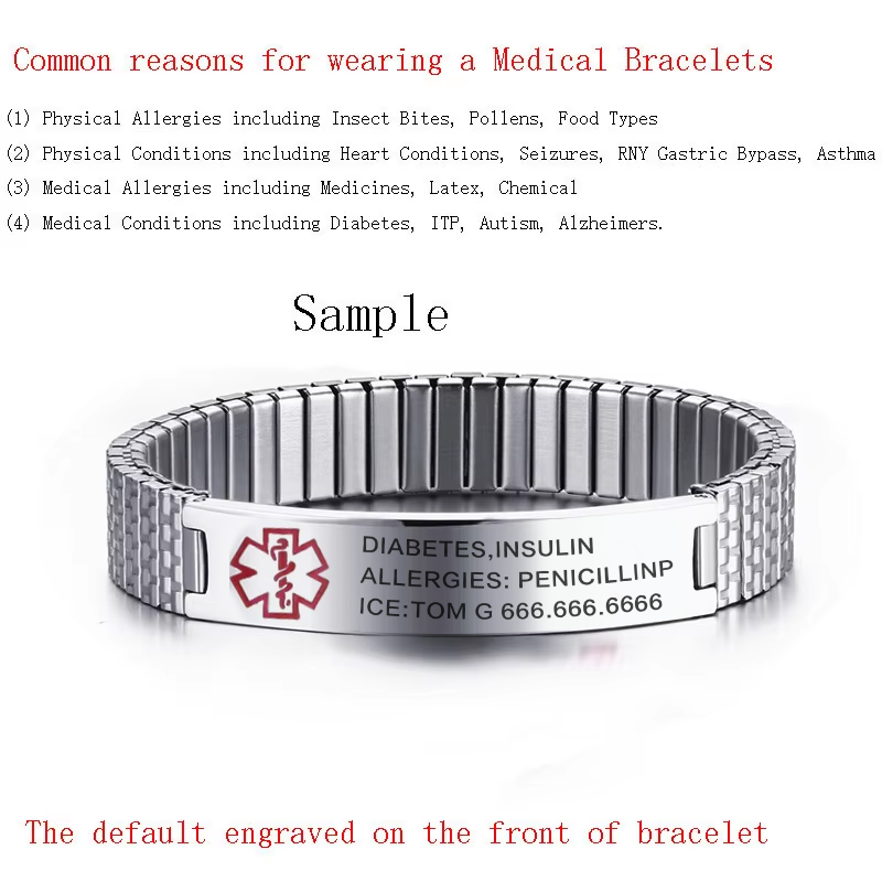 Vnox Stainless Steel Medical A - Resin Bangle Bracelet 评论和价格