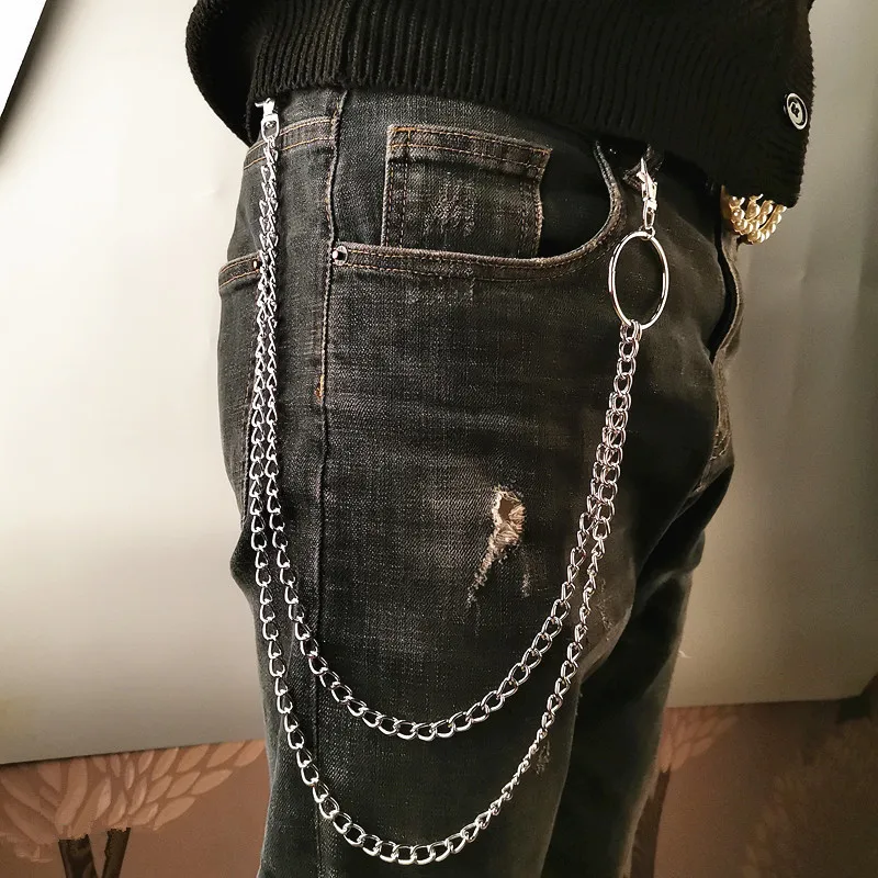 Layer Metal Belt Chain Punk Ho - Wallet Chain Bag 评论和价格