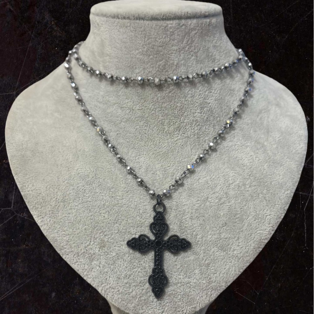 Charm Gothic Black Hollowed-ou - Women'S Vampire Accessories 评论和价格