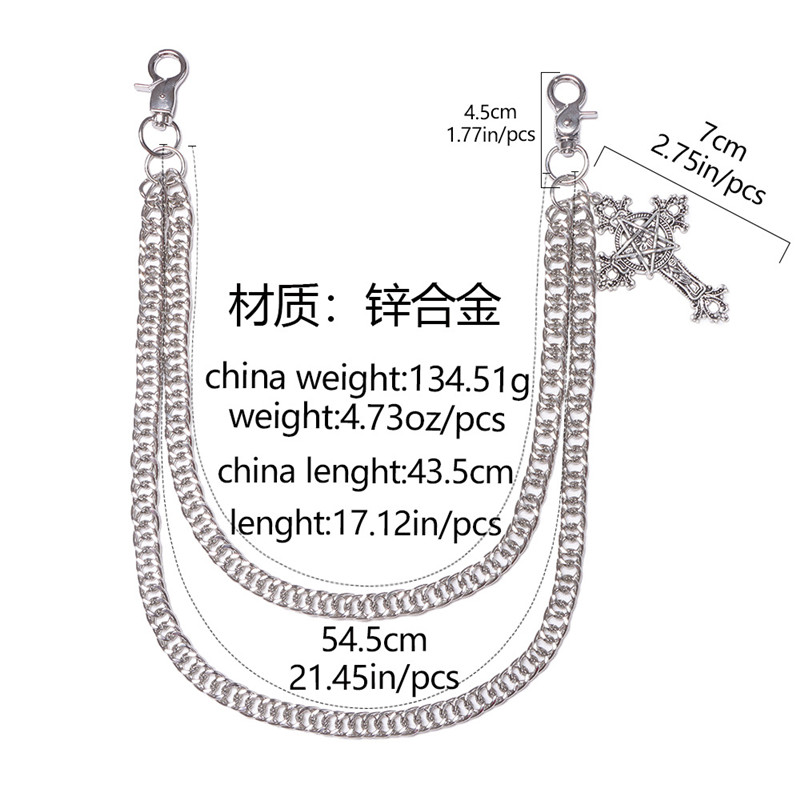 Fashion Punk Metal Pants Chain - Women'S Jeans Accessories Chain 评论和价格