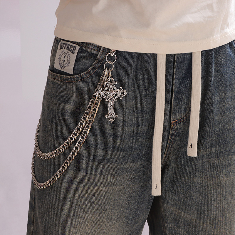 Fashion Punk Metal Pants Chain - Women'S Jeans Accessories Chain 评论和价格