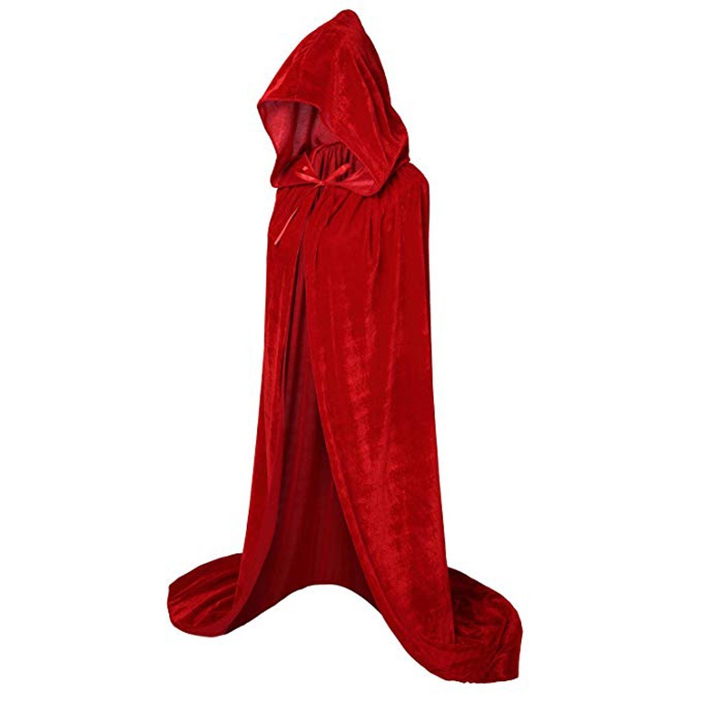 Halloween Cloaks Gothic Hooded - Women'S Vampire Accessories 评论和价格