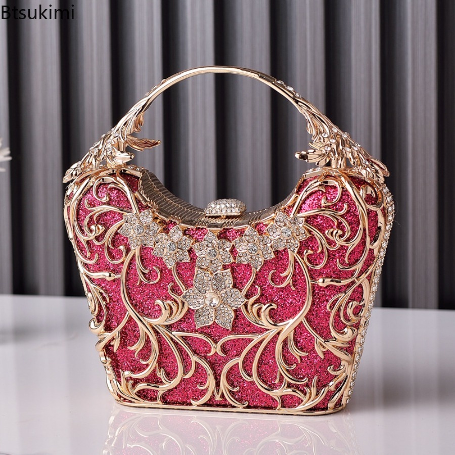 Hollow Out Metal Evening Bags  - Wallet Chain Bag 评论和价格