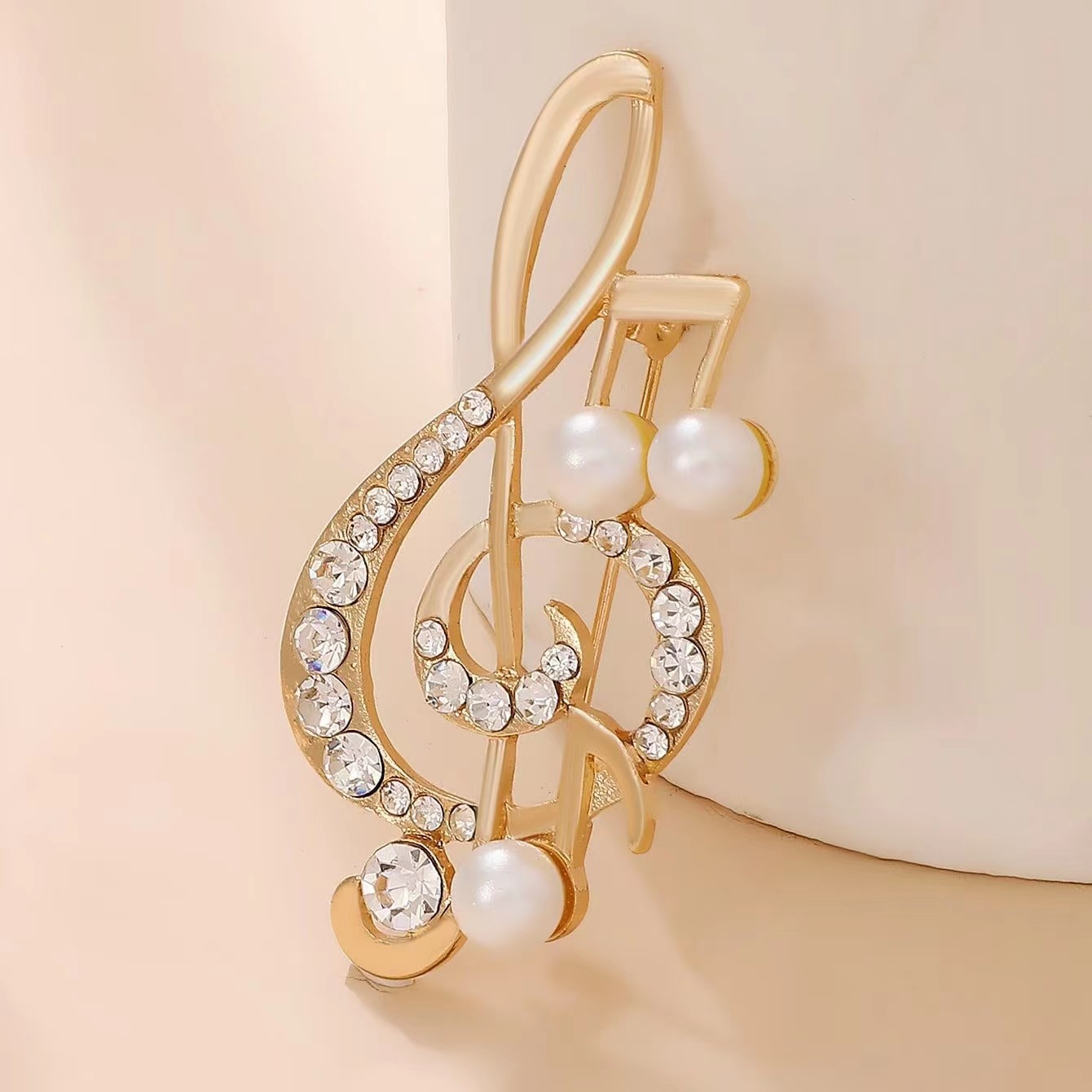 1Pc Elegant Musical Note Brooc - Women'S Accessories Gift Ideas 评论和价格