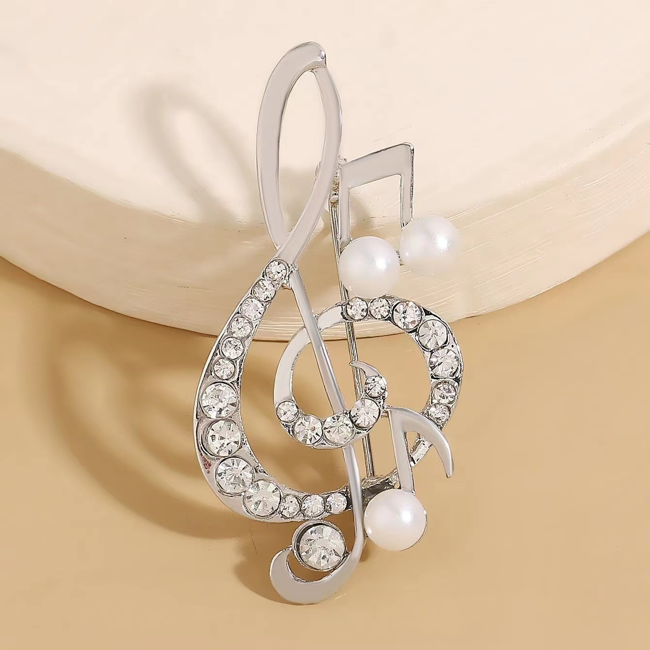 1Pc Elegant Musical Note Brooc - Women'S Accessories Gift Ideas 评论和价格