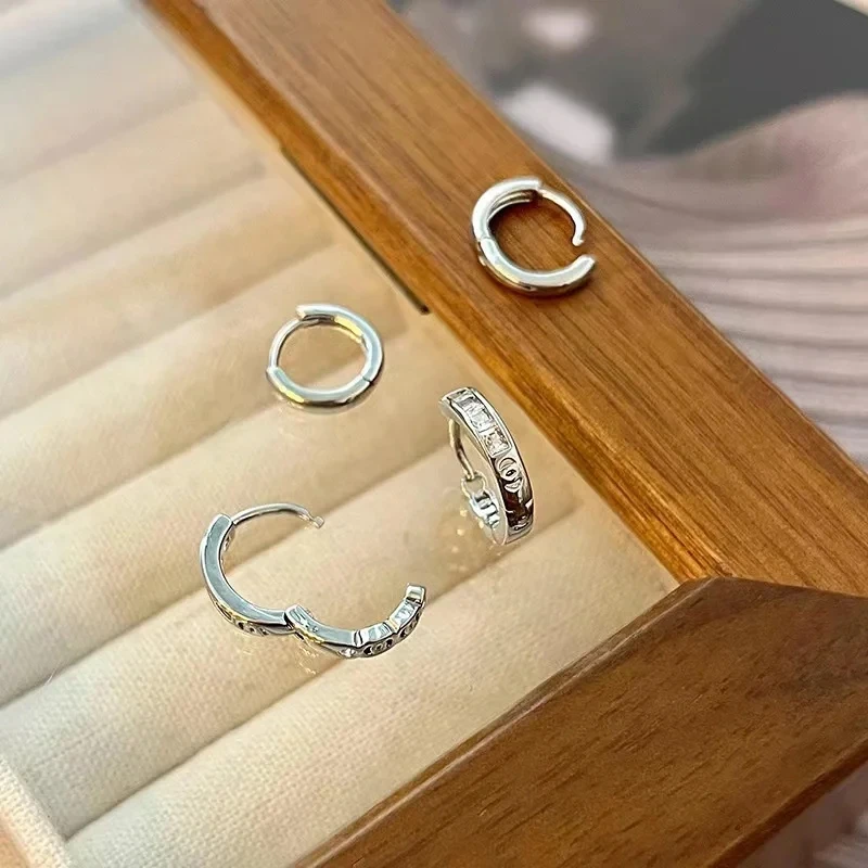 4Pcs/set Stainless Steel Aesth - Women Accessories Jewelry 评论和价格