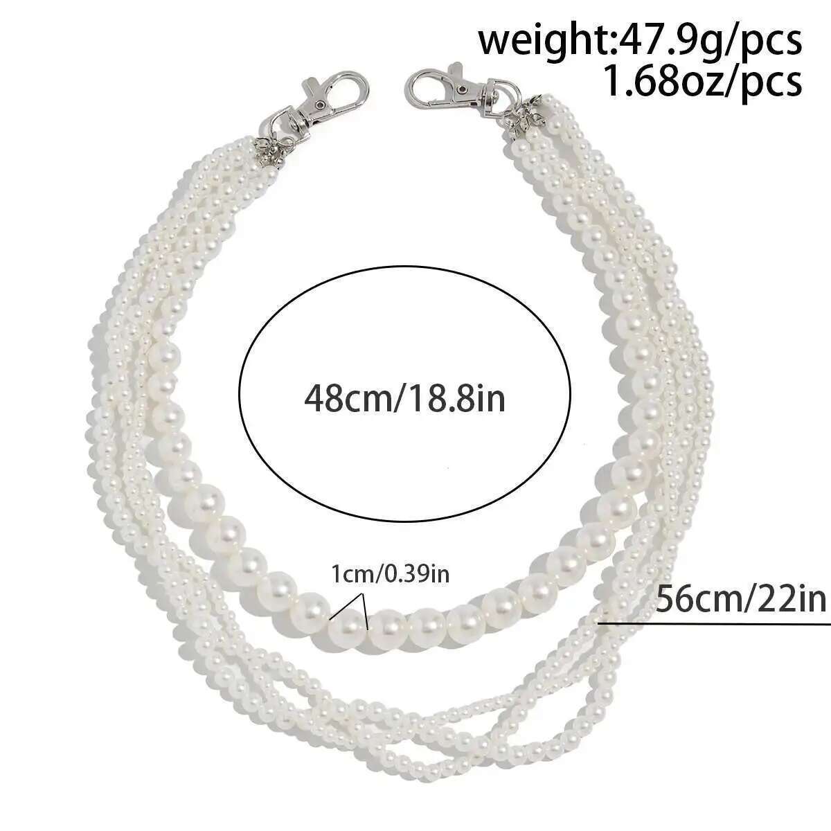 Lacteo Goth Multi Layer Imitat - Women'S Jeans Accessories Chain 评论和价格