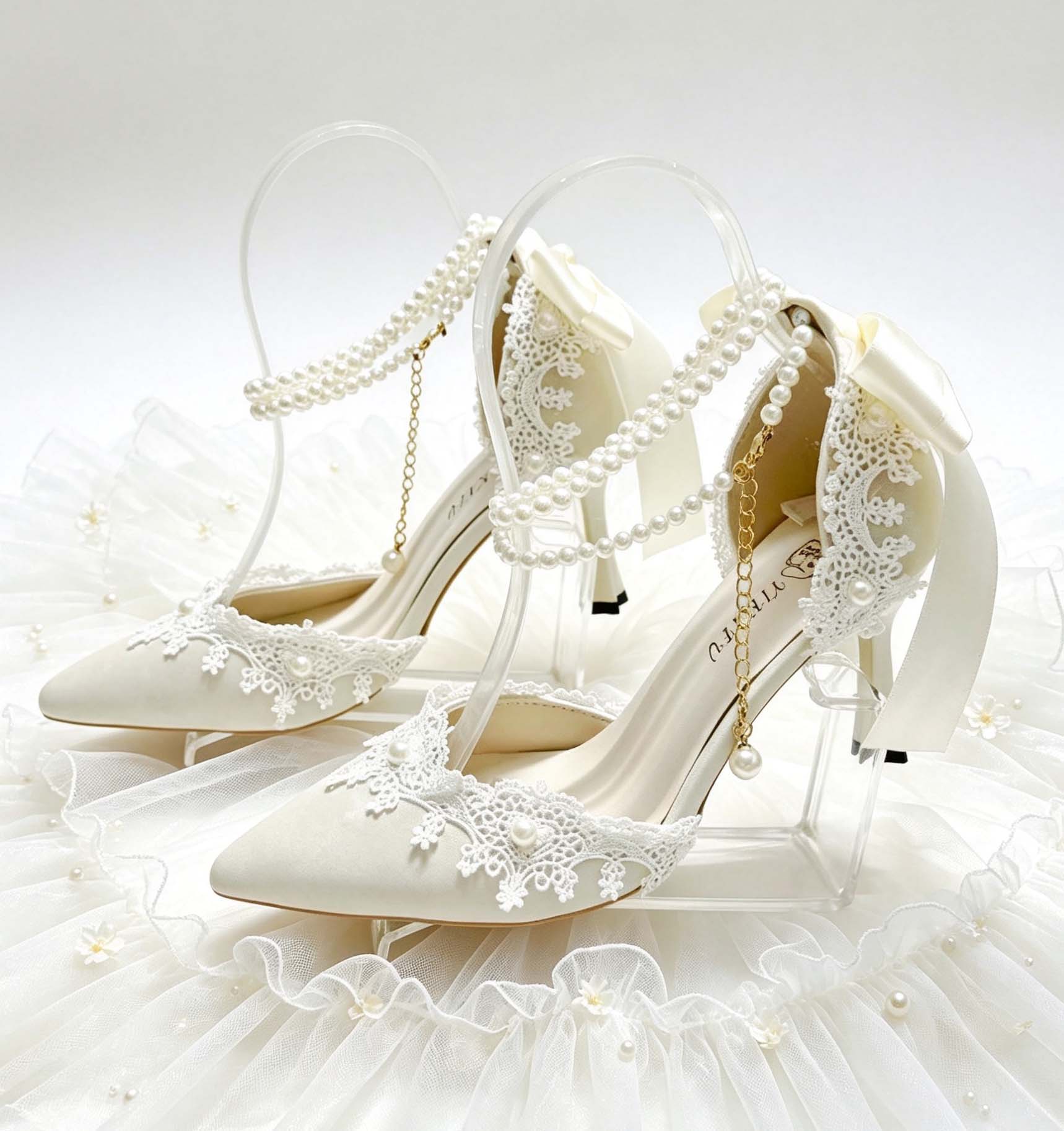 high heels for woman pearl par - Women'S Y2K Accessories 评论和价格