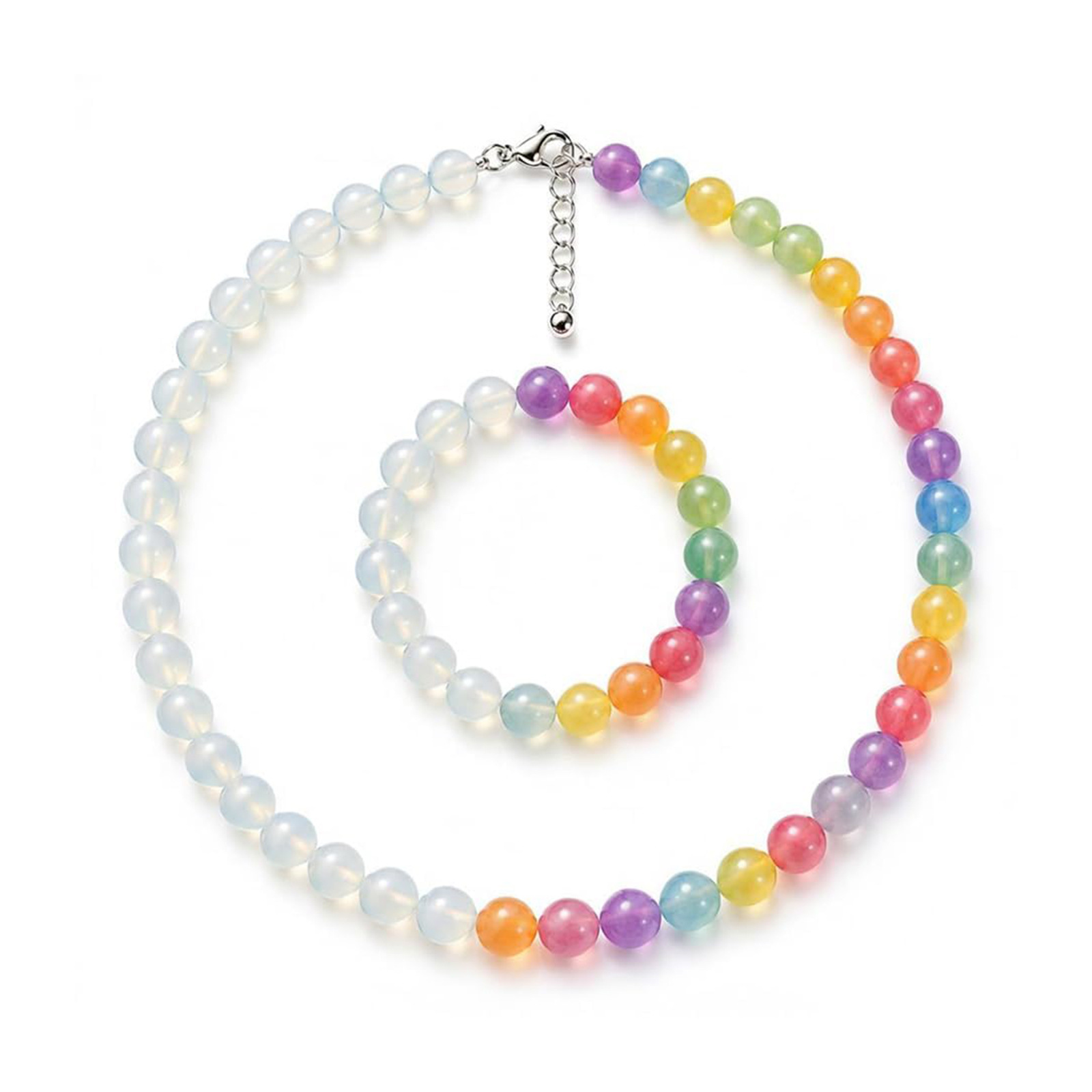 Dopamine color changing bead n - Resin Bangle Bracelet 评论和价格