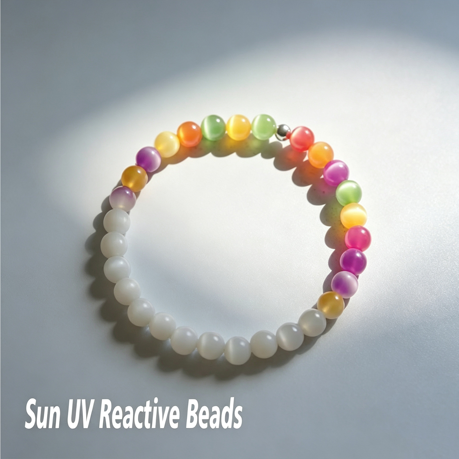 Dopamine color changing bead n - Resin Bangle Bracelet 评论和价格