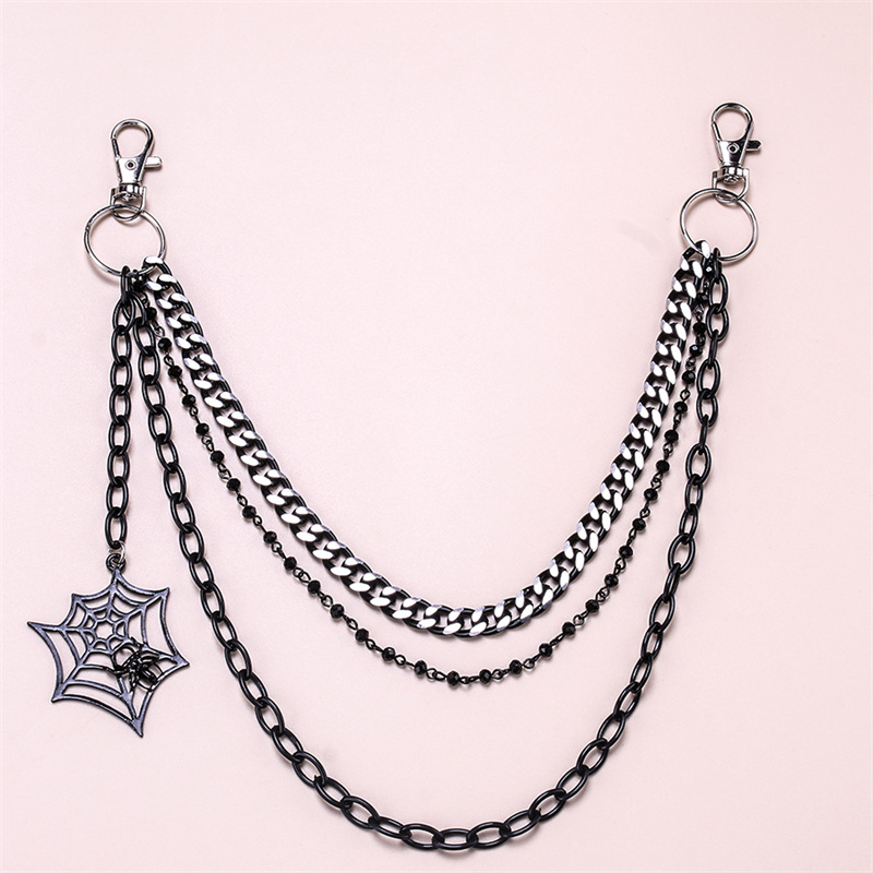 Halloween Gifts keychain Punk  - Women'S Jeans Accessories Chain 评论和价格