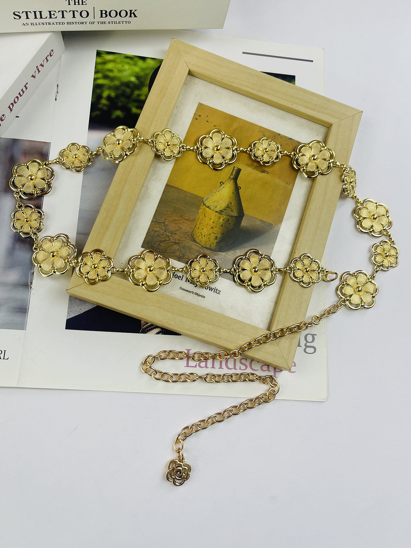 1pc Women's Waist Chain, Retro - Women'S Jeans Accessories Chain 评论和价格