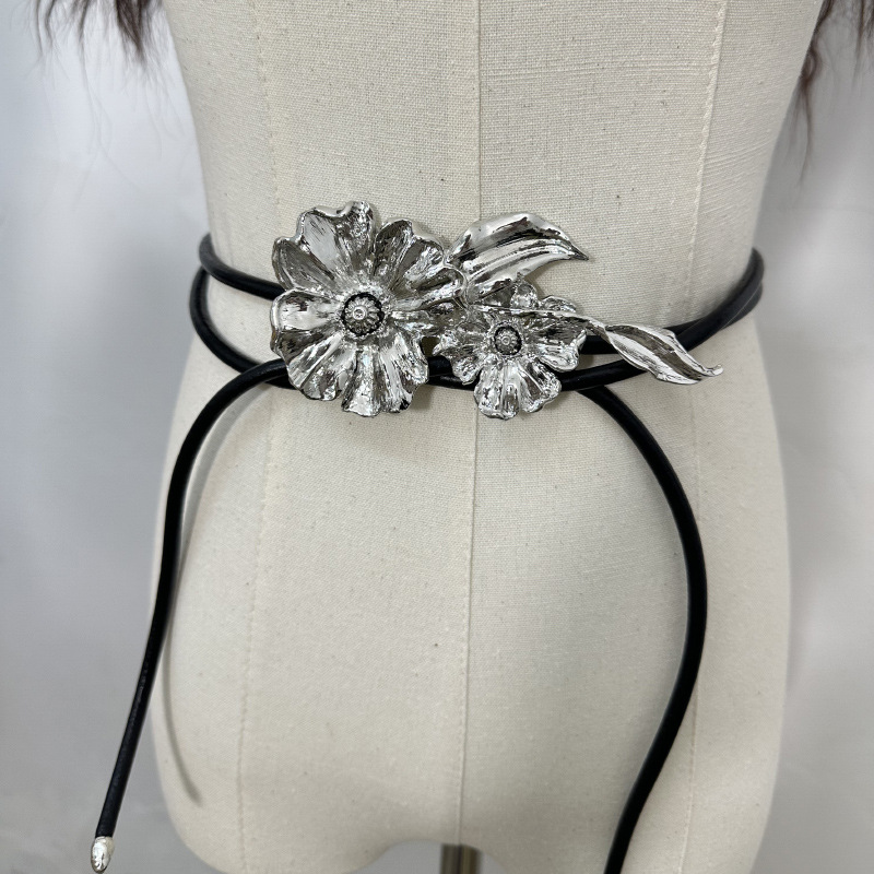 Fashion Design Metal Flower Wa - Women'S Jeans Accessories Chain 评论和价格