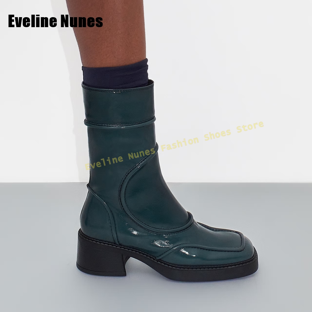 Dark Blue Square Toe Fashion B - Women'S Accessories Trends 2025 评论和价格