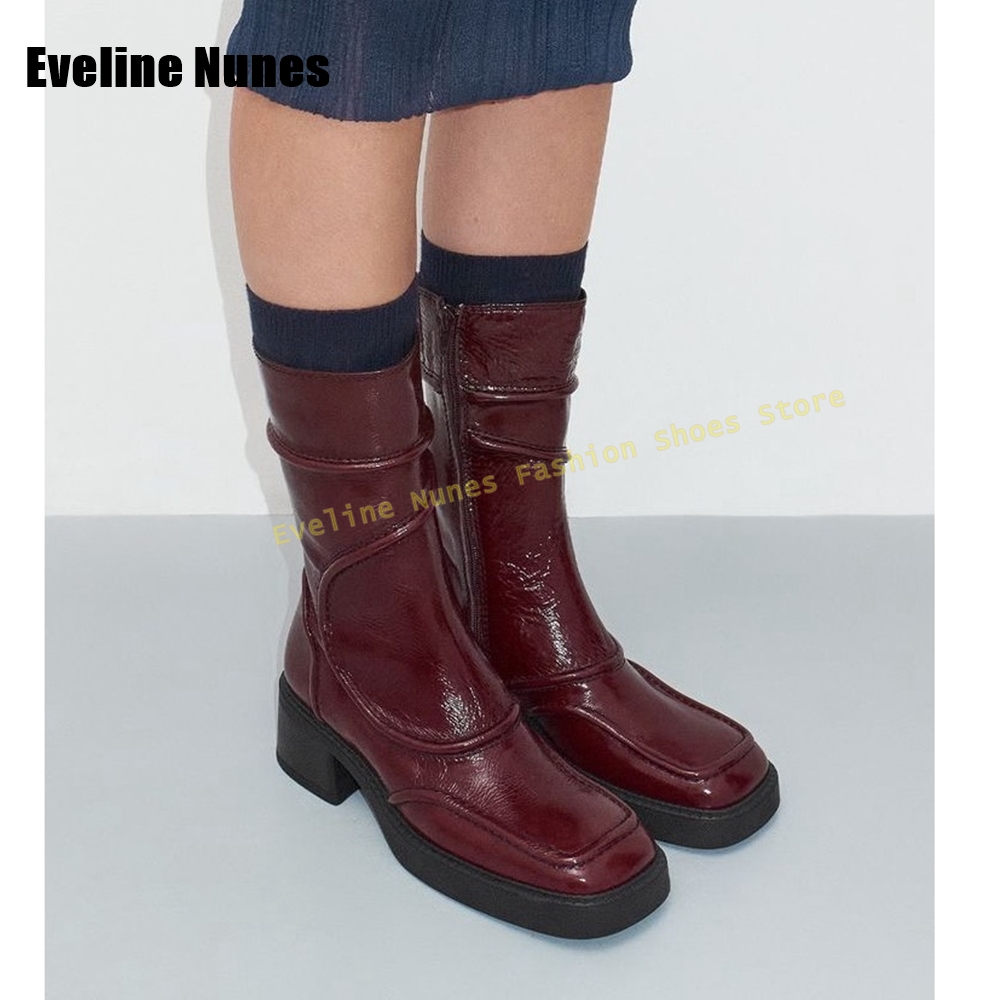 Dark Blue Square Toe Fashion B - Women'S Accessories Trends 2025 评论和价格
