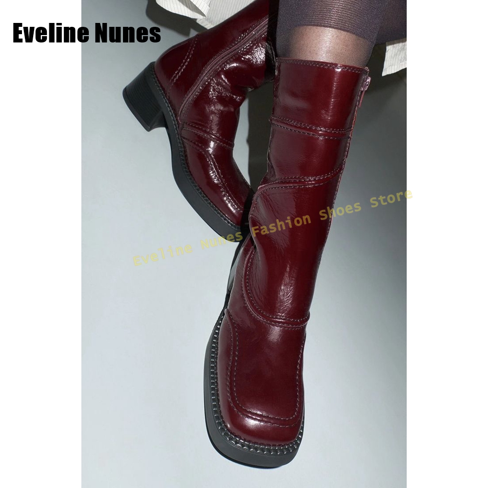 Dark Blue Square Toe Fashion B - Women'S Accessories Trends 2025 评论和价格