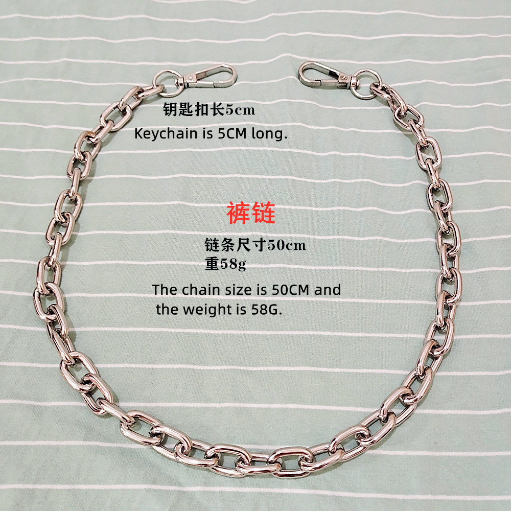 Fashion Punk Hip-hop Chain for - Women'S Jeans Accessories Chain 评论和价格